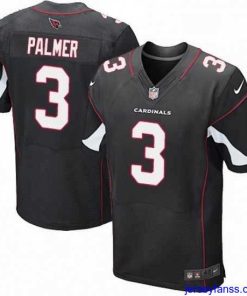 Impressive Nike Arizona Cardinals 3 Carson Palmer Elite Black Alternate NFL Jersey