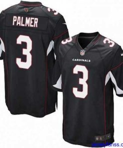 Outstanding Nike Arizona Cardinals 3 Carson Palmer Game Black Alternate NFL Jersey
