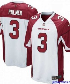Gorgeous Nike Arizona Cardinals 3 Carson Palmer Game White NFL Jersey