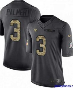 Impressive Nike Arizona Cardinals 3 Carson Palmer Limited Black 2016 Salute to Service NFL Jersey