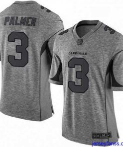 Fantastic Nike Arizona Cardinals 3 Carson Palmer Limited Gray Gridiron NFL Jersey