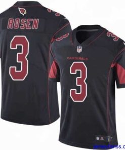 Stylish Nike Arizona Cardinals 3 Josh Rosen Limited Black Rush Vapor Untouchable NFL Jersey