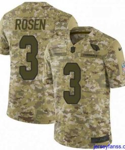 Impressive Nike Arizona Cardinals 3 Josh Rosen Limited Camo 2018 Salute to Service NFL Jersey