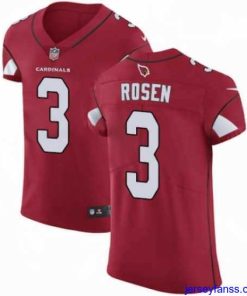 Stylish Nike Arizona Cardinals 3 Josh Rosen Red Team Color Vapor Untouchable Elite Player NFL Jersey