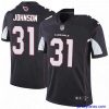 Exclusive Nike Arizona Cardinals 31 David Johnson Black Alternate Vapor Untouchable Limited Player NFL Jersey