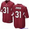 Impressive Nike Arizona Cardinals 31 David Johnson Game Red Team Color NFL Jersey