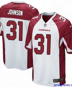 Impressive Nike Arizona Cardinals 31 David Johnson Game White NFL Jersey