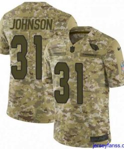 Premium Nike Arizona Cardinals 31 David Johnson Limited Camo 2018 Salute to Service NFL Jersey