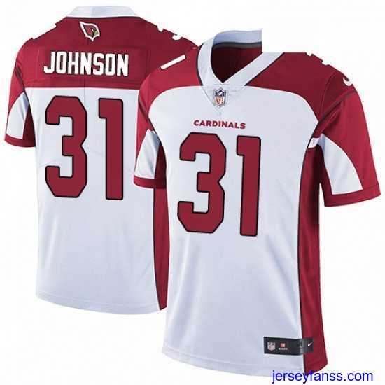 Impressive Nike Arizona Cardinals 31 David Johnson White Vapor Untouchable Limited Player NFL Jersey