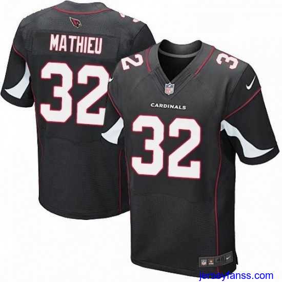 Impressive Nike Arizona Cardinals 32 Tyrann Mathieu Elite Black Alternate NFL Jersey