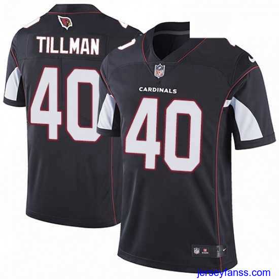 Gorgeous Nike Arizona Cardinals 40 Pat Tillman Black Alternate Vapor Untouchable Limited Player NFL Jersey