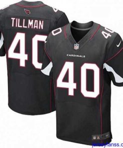 Fantastic Nike Arizona Cardinals 40 Pat Tillman Elite Black Alternate NFL Jersey