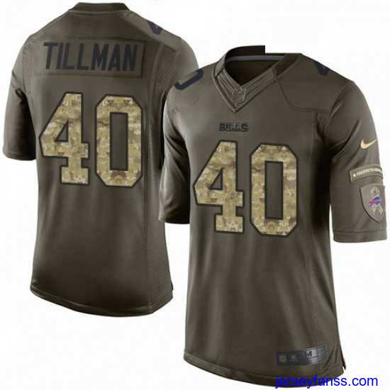 Exclusive Nike Arizona Cardinals 40 Pat Tillman Elite Green Salute to Service NFL Jersey