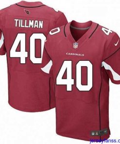 Gorgeous Nike Arizona Cardinals 40 Pat Tillman Elite Red Team Color NFL Jersey