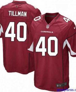 Fantastic Nike Arizona Cardinals 40 Pat Tillman Game Red Team Color NFL Jersey