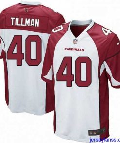 Impressive Nike Arizona Cardinals 40 Pat Tillman Game White NFL Jersey
