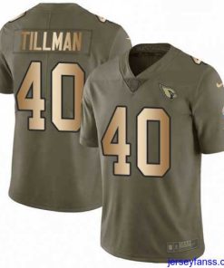Outstanding Nike Arizona Cardinals 40 Pat Tillman Limited OliveGold 2017 Salute to Service NFL Jersey