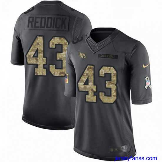 Outstanding Nike Arizona Cardinals 43 Haason Reddick Limited Black 2016 Salute to Service NFL Jersey