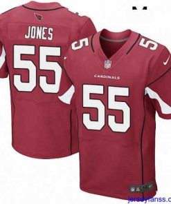 Premium Nike Arizona Cardinals 55 Chandler Jones Elite Red Team Color NFL Jersey