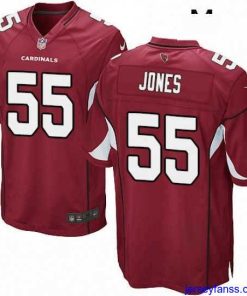 Exclusive Nike Arizona Cardinals 55 Chandler Jones Game Red Team Color NFL Jersey