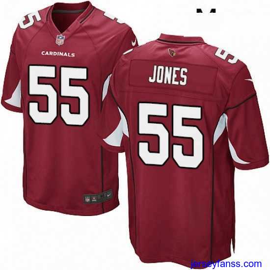 Exclusive Nike Arizona Cardinals 55 Chandler Jones Game Red Team Color NFL Jersey