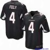 Outstanding Nike Cardinals 4 Jay Feely Black Game Jersey