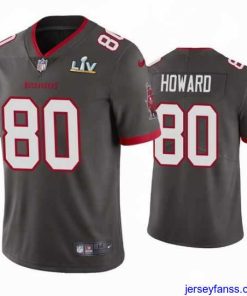 Exclusive O.J. Howard Buccaneers Pewter Super Bowl Lv Vapor Limited Jersey