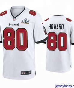 Exclusive O.J. Howard Buccaneers White Super Bowl Lv Game Jersey