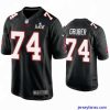 Premium Paul Gruber Buccaneers Black Super Bowl Lv Game Fashion Jersey