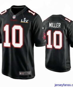 Gorgeous Scotty Miller Buccaneers Black Super Bowl Lv Game Fashion Jersey