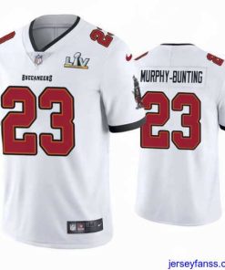 Amazing Sean Murphy Bunting Buccaneers White Super Bowl Lv Vapor Limited Jersey