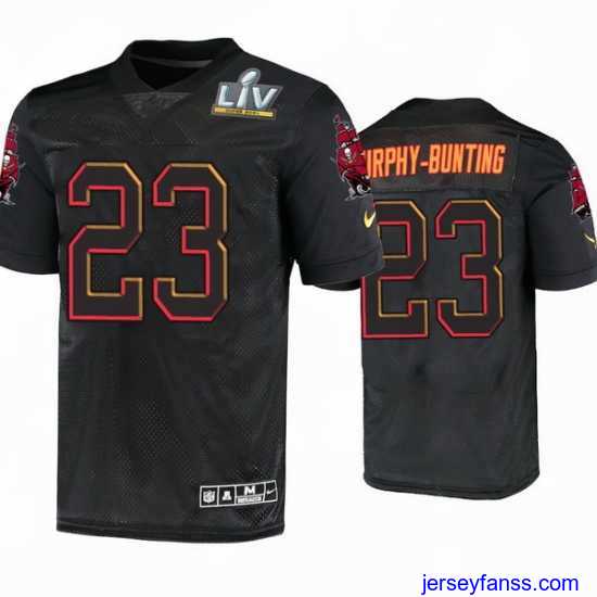 Stylish Sean Murphy Bunting Tampa Bay Buccaneers Black Super Bowl Lv Jersey