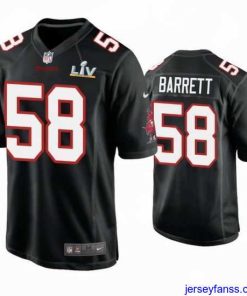 Amazing Shaquil Barrett Buccaneers Black Super Bowl Lv Game Fashion Jersey