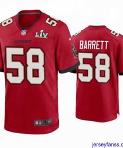 Impressive Shaquil Barrett Buccaneers Red Super Bowl Lv Game Jersey