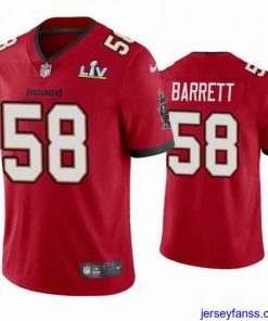 Premium Shaquil Barrett Buccaneers Red Super Bowl Lv Vapor Limited Jersey