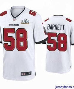 Fantastic Shaquil Barrett Buccaneers White Super Bowl Lv Game Jersey