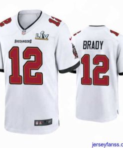 Fantastic Tom Brady Buccaneers White Super Bowl Lv Game Jersey