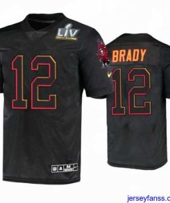 Outstanding Tom Brady Tampa Bay Buccaneers Black Super Bowl Lv Jersey