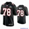 Exclusive Tristan Wirfs Buccaneers Black Super Bowl Lv Game Fashion Jersey