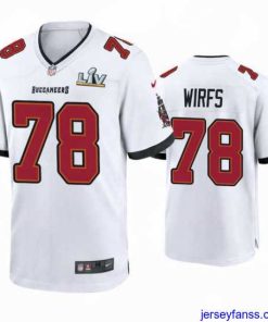 Amazing Tristan Wirfs Buccaneers White Super Bowl Lv Game Jersey