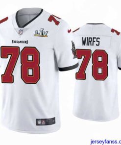 Premium Tristan Wirfs Buccaneers White Super Bowl Lv Vapor Limited Jersey