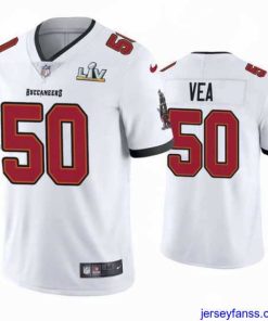 Premium Vita Vea Buccaneers White Super Bowl Lv Vapor Limited Jersey