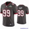 Gorgeous Warren Sapp Buccaneers Pewter Super Bowl Lv Vapor Limited Jersey