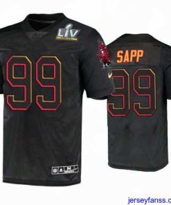 Outstanding Warren Sapp Tampa Bay Buccaneers Black Super Bowl Lv Jersey