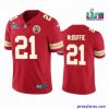 Outstanding Toddler Kansas City Chiefs 21 Trent McDuffie Red Super Bowl LVII Patch Vapor Untouchable Limited Stitched Jersey