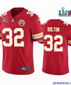 Fantastic Toddler Kansas City Chiefs 32 Nick Bolton Red Super Bowl LVII Patch Vapor Untouchable Limited Stitched Jersey