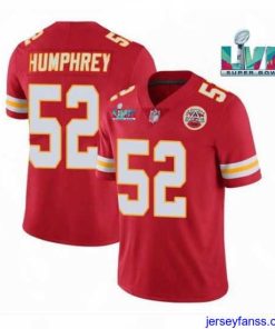 Amazing Toddler Kansas City Chiefs 52 Creed Humphrey Red Super Bowl LVII Patch Vapor Untouchable Limited Stitched Jersey