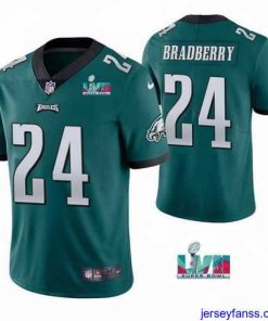 Exclusive Toddler Philadelphia Eagles 24 James Bradberry Green Super Bowl LVII Vapor Untouchable Limited Stitched Jersey