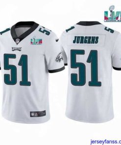 Exclusive Toddler Philadelphia Eagles 51 Cam Jurgens White Super Bowl LVII Vapor Untouchable Limited Stitched Jersey