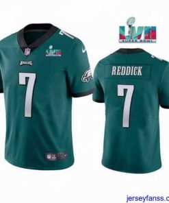 Amazing Toddler Philadelphia Eagles 7 Haason Reddick Green Super Bowl LVII Patch Vapor Untouchable Limited Stitched Jersey